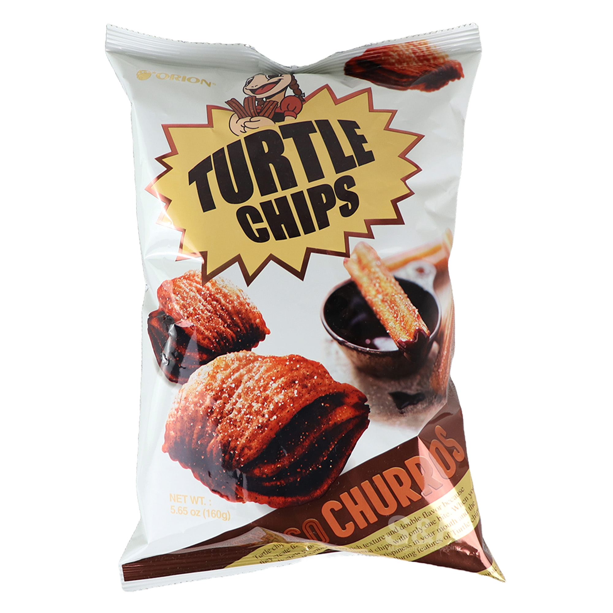 Orion Turtle Chips Truffle Choco Churros Flavor 160g